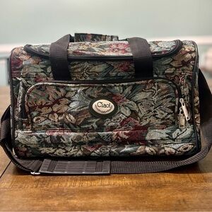 Ciao! Tapestry Overnight Bag‎ Floral Travel Carry On